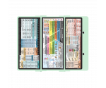 WhiteCoat Clipboard® Trifold - Mint Food Industry Edition